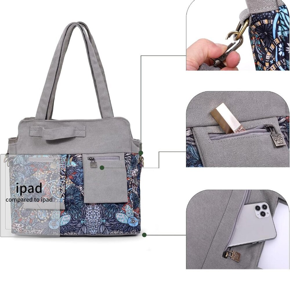 Boho Series Large Capacity Canvas Personalized Pr… - image 3